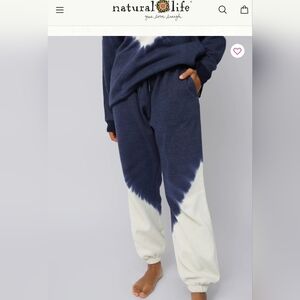 Natural Life Tie Dye Joggers - Size L NWOT